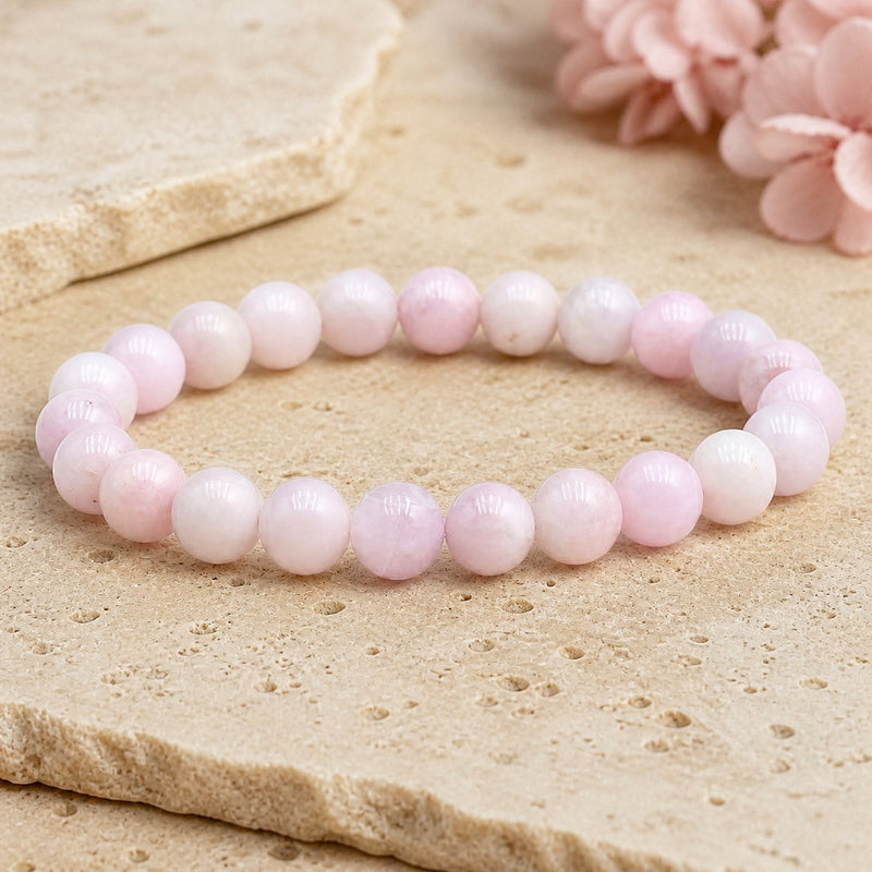 Bracelet Kunzite 8 mm – Paix du Sentiment