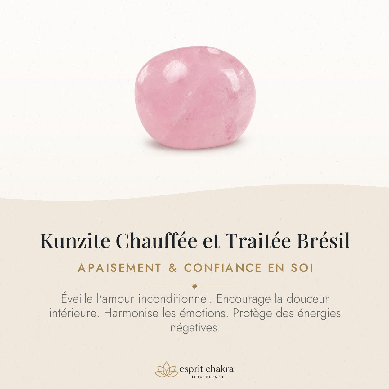 Bracelet Kunzite 8 mm – Tendresse Gracieuse — vertus de la pierre
