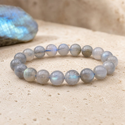 Bracelet Labradorite 10 mm – Intuition Silencieuse