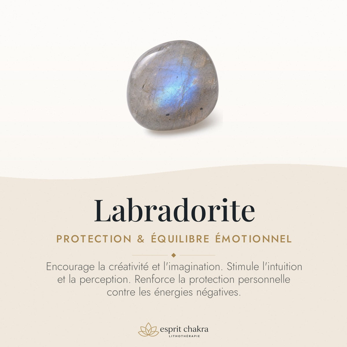 Bracelet Labradorite 10 mm – Présence Protégée — vertus de la pierre