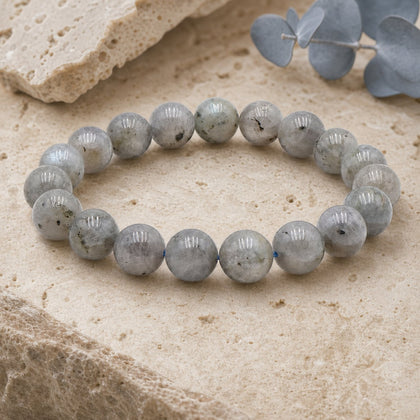 Bracelet Labradorite 10 mm – Présence Protégée
