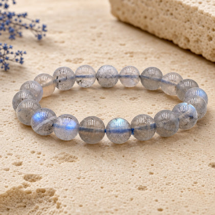 Bracelet Labradorite 10 mm – Retrait Serein