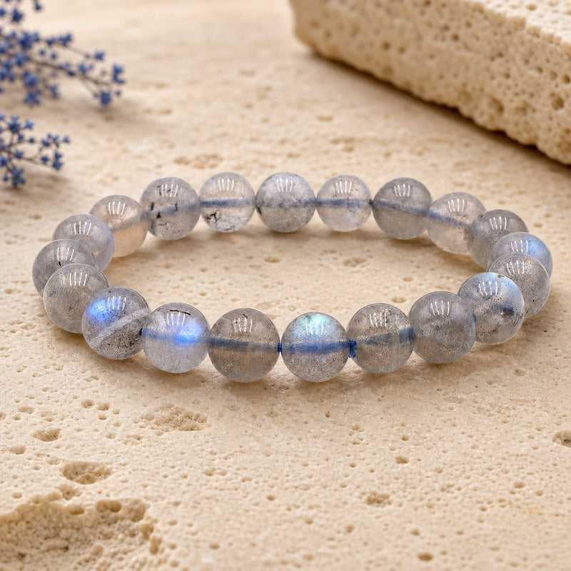 Bracelet Labradorite 10 mm – Retrait Serein