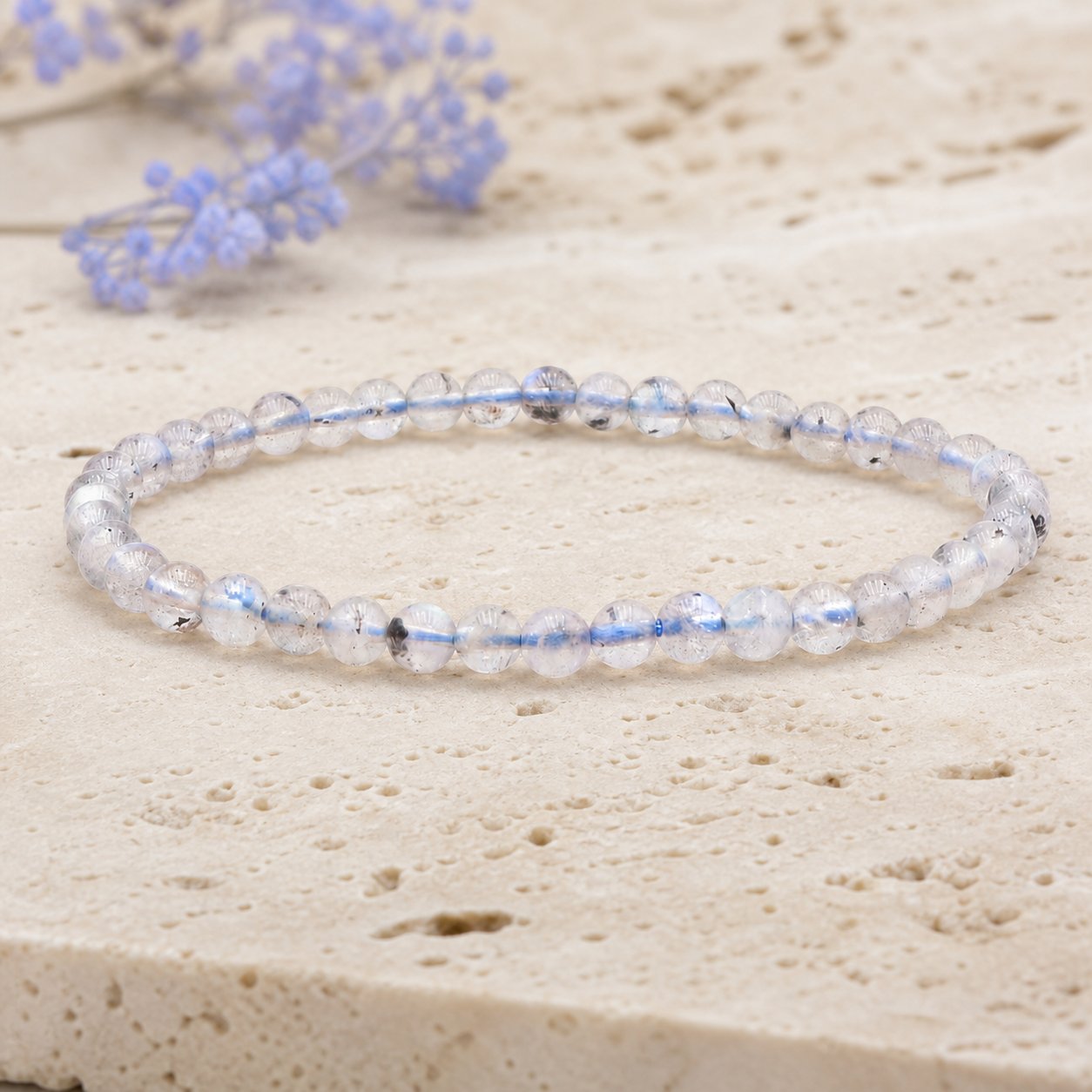 Bracelet Labradorite 4 mm – Protection Intérieure