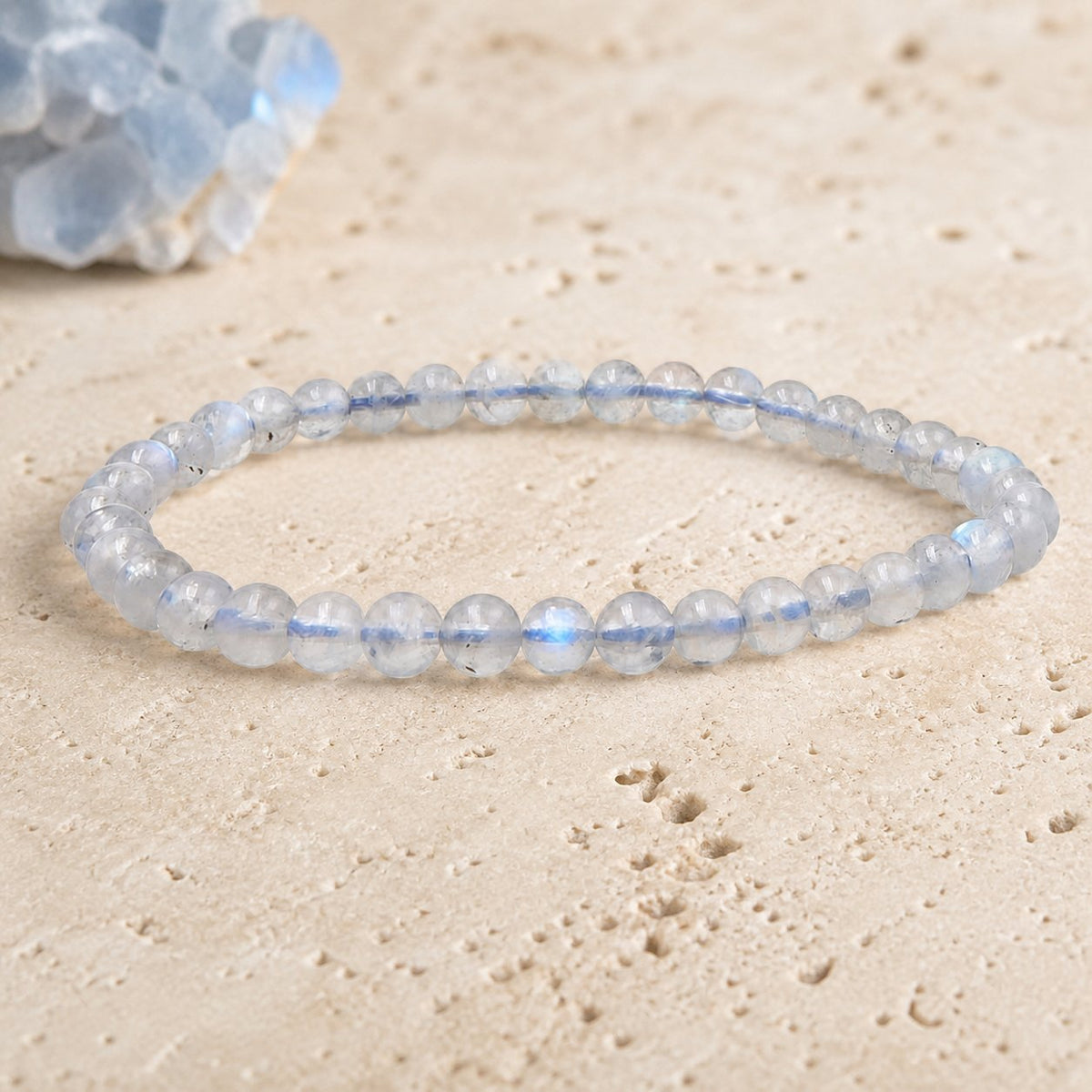 Bracelet Labradorite 4 mm – Refuge Intérieur