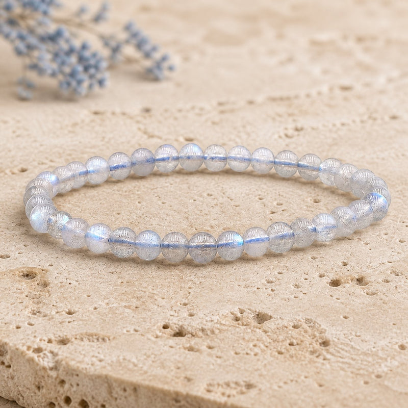 Bracelet Labradorite 4 mm – Silence Intérieur