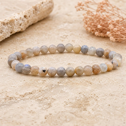 Bracelet Labradorite 6 mm – Confiance Intérieure