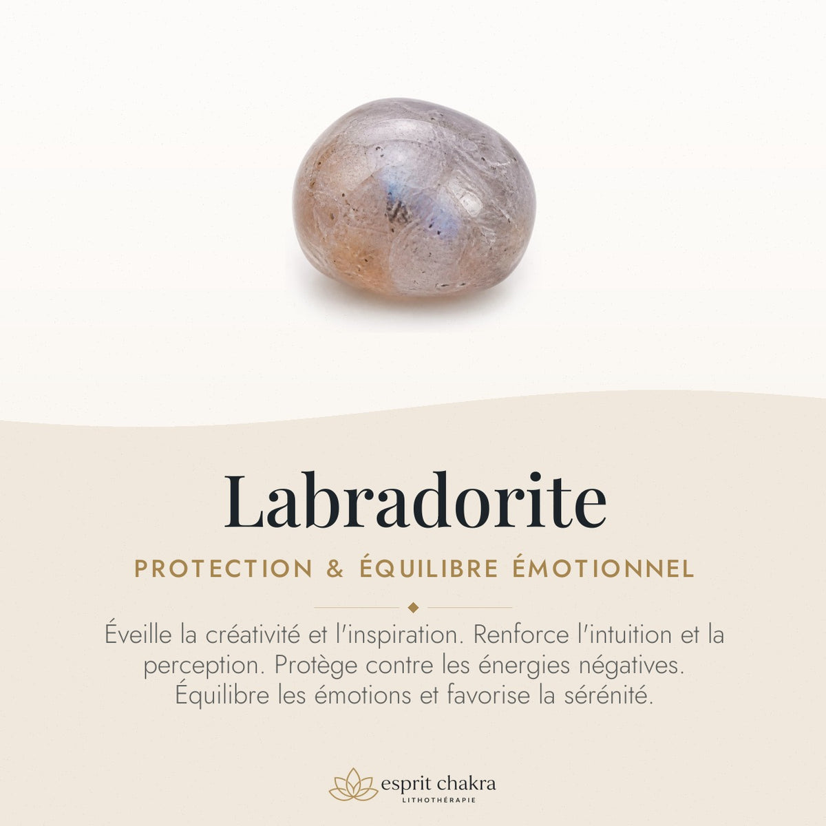 Bracelet Labradorite 6 mm – Protection — vertus de la pierre