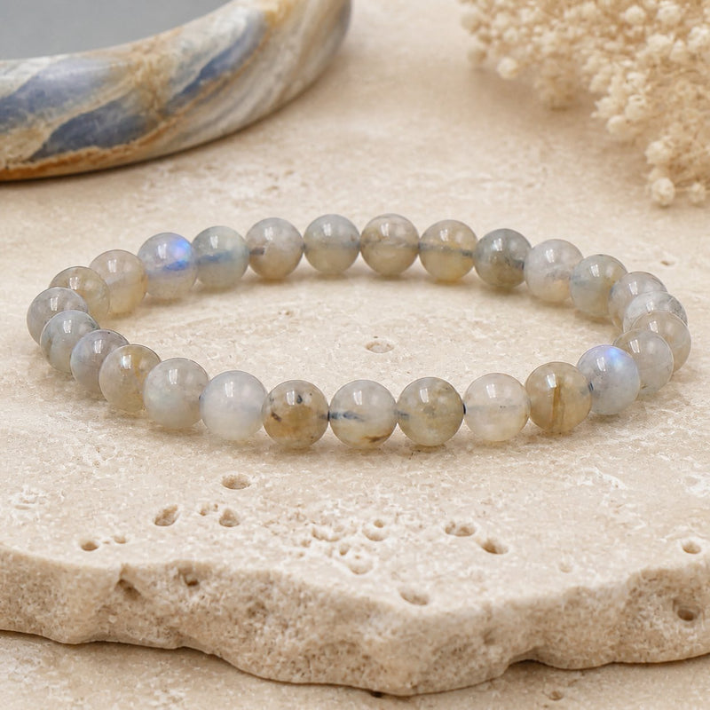 Bracelet Labradorite 6 mm – Source Intérieure