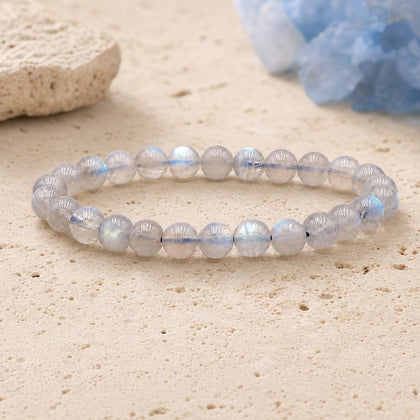 Bracelet Labradorite 8 mm – Lumière Douce