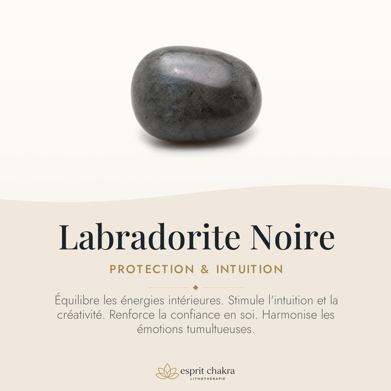 Bracelet Labradorite Noire 8 mm – Intuition de l’Ombre — vertus de la pierre