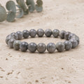 Bracelet Labradorite Noire 8 mm – Intuition de l’Ombre