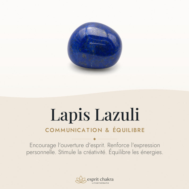 Bracelet Lapis Lazuli 10 mm – Expression Confiante