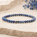 Bracelet Lapis Lazuli 4 mm – Lumière du Soir
