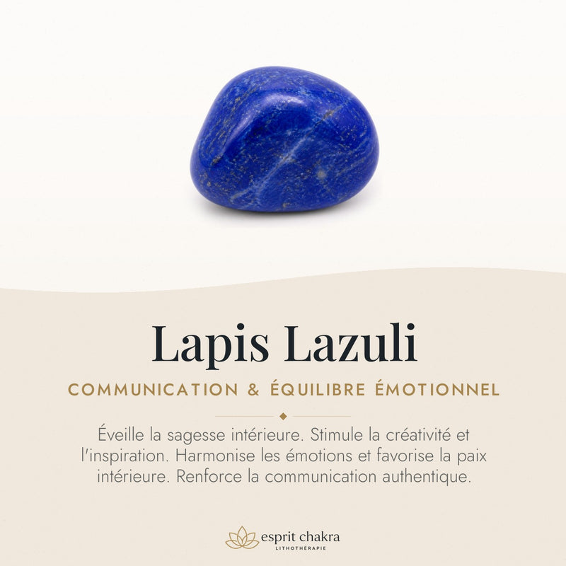 Bracelet Lapis Lazuli 6 mm – Clarté Paisible
