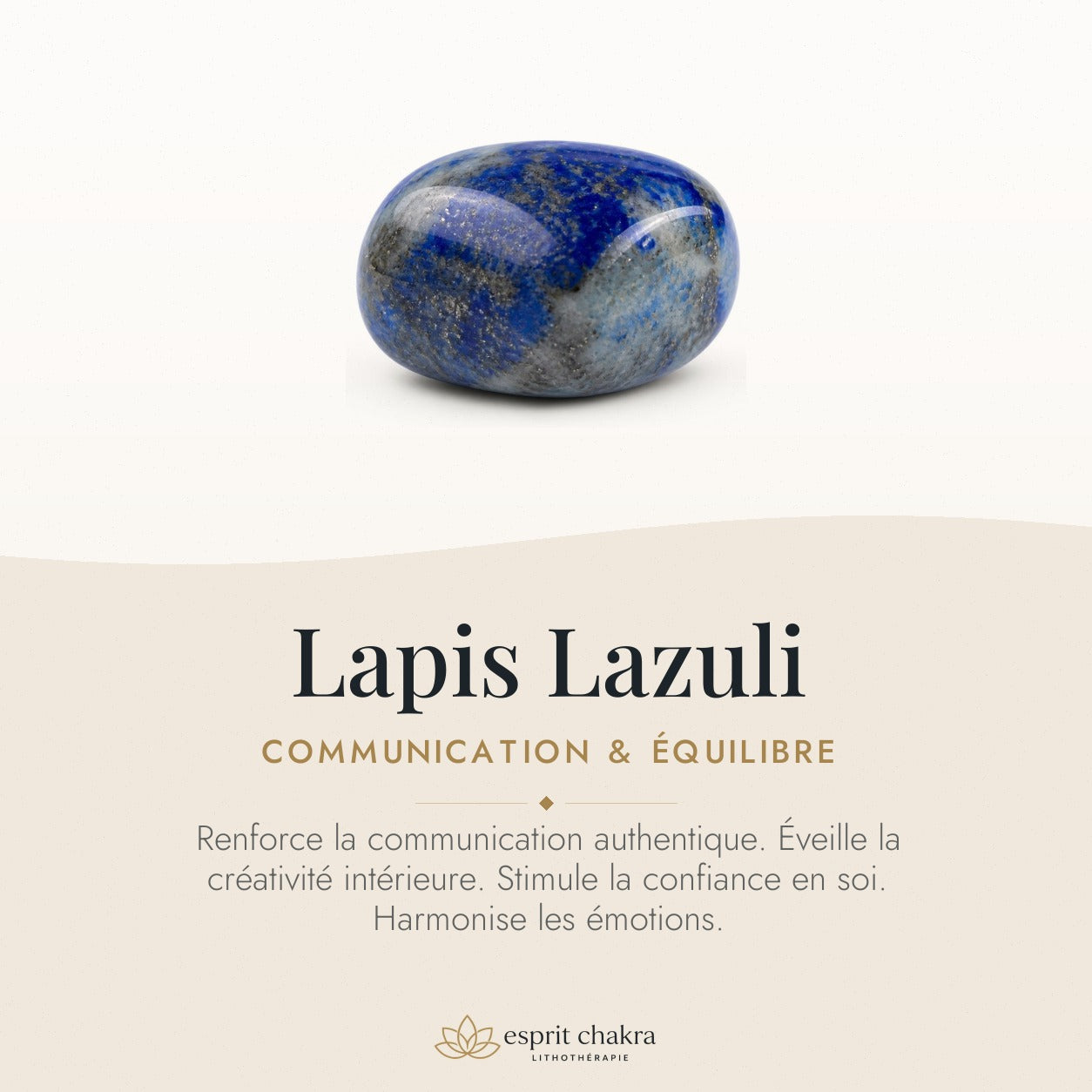 Bracelet Lapis Lazuli 6 mm – Clarté Tranquille — vertus de la pierre