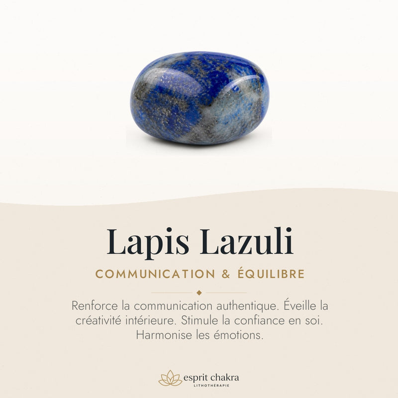 Bracelet Lapis Lazuli 6 mm – Clarté Tranquille