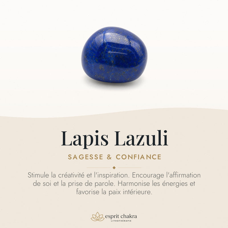 Bracelet Lapis Lazuli 8 mm – Éclat Doux