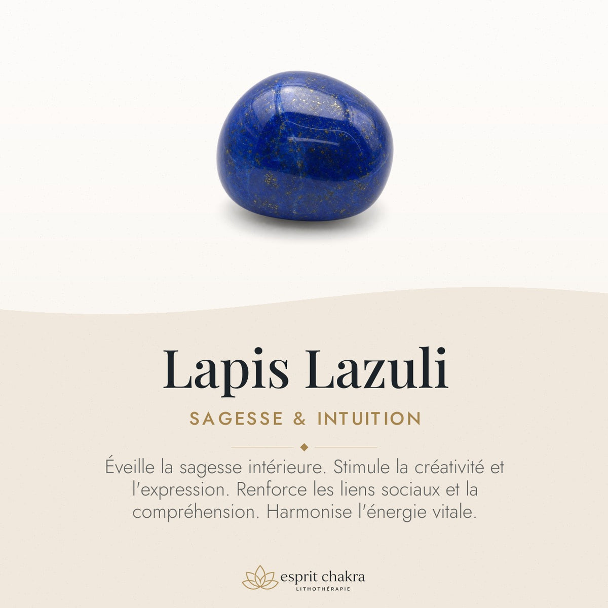 Bracelet Lapis Lazuli 8 mm – Éclat Léger — vertus de la pierre