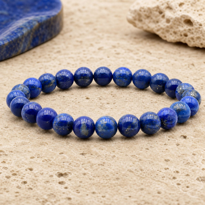 Bracelet Lapis Lazuli 8 mm – Sagesse