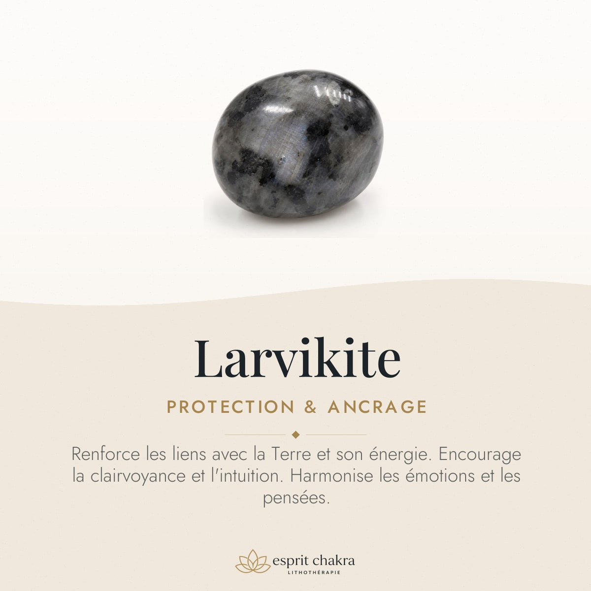 Bracelet Larvikite 8 mm – Calme de la Tempête — vertus de la pierre