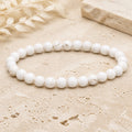 Bracelet Magnésite 6 mm – Harmonie du Calme
