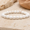 Bracelet Magnésite 8 mm – Lueur du Soir