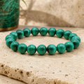 Bracelet Malachite 10 mm – Protection du Cœur