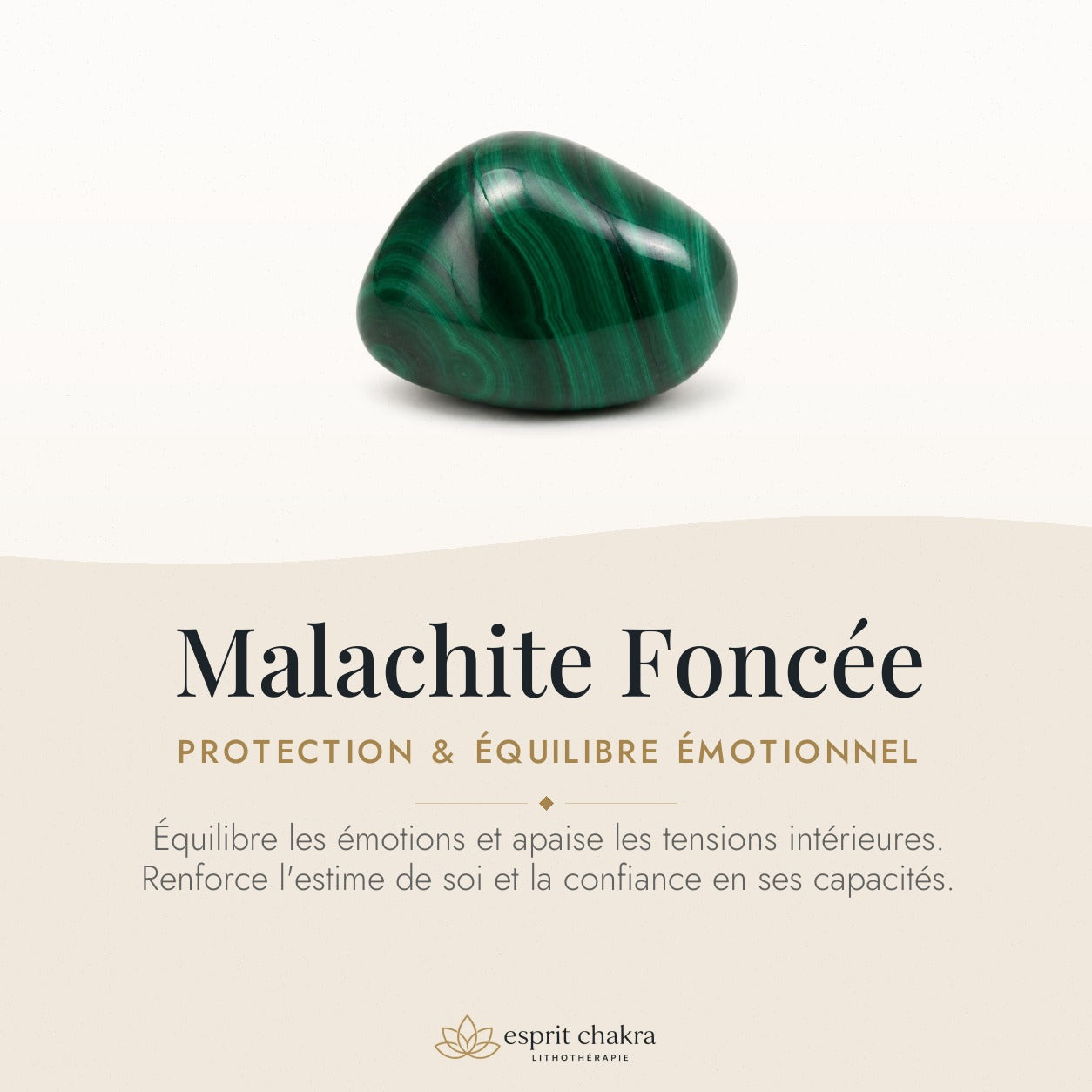 Bracelet Malachite 6 mm – Étoile Douce — vertus de la pierre