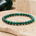 Bracelet Malachite 6 mm – Étoile Douce