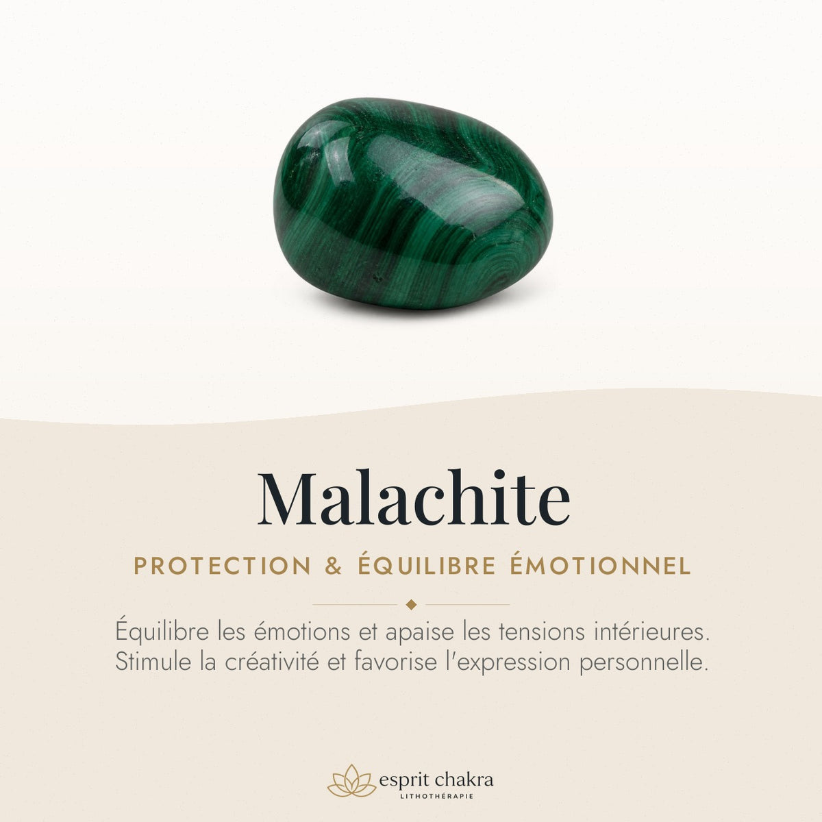 Bracelet Malachite 6 mm – Halo Doux — vertus de la pierre