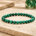 Bracelet Malachite 6 mm – Rayon Doux