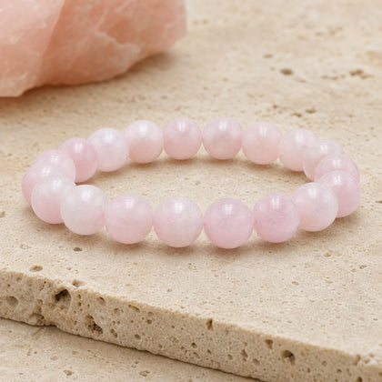 Bracelet Morganite 10 mm – Amour Doux
