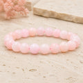 Bracelet Morganite 8 mm – Cœur Paisible
