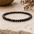 Bracelet Obsidienne Dorée 4 mm – Regard Lucide