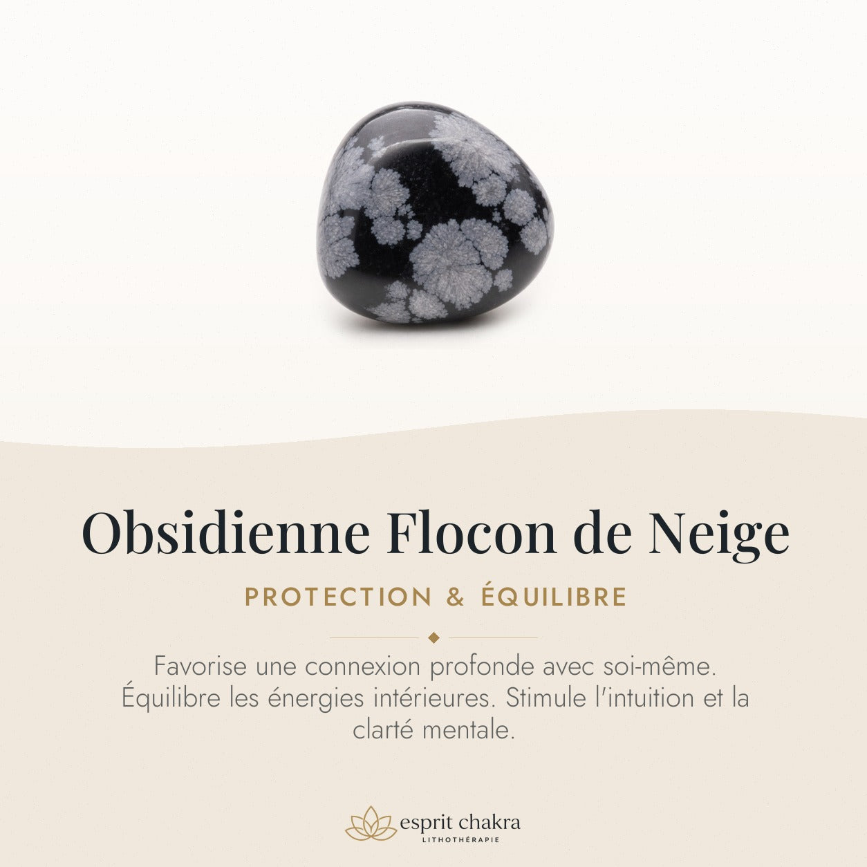Bracelet Obsidienne Flocon de Neige 8 mm – Chaleur Simple — vertus de la pierre