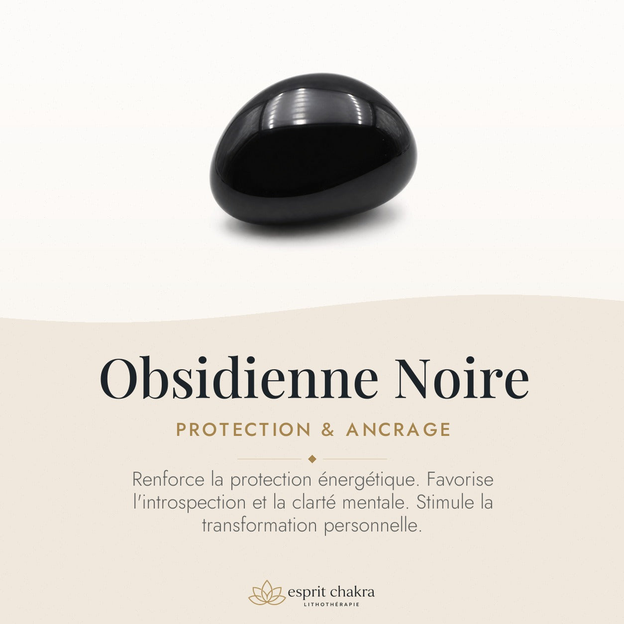 Bracelet Obsidienne Noire 10 mm – Ancrage du Silence — vertus de la pierre