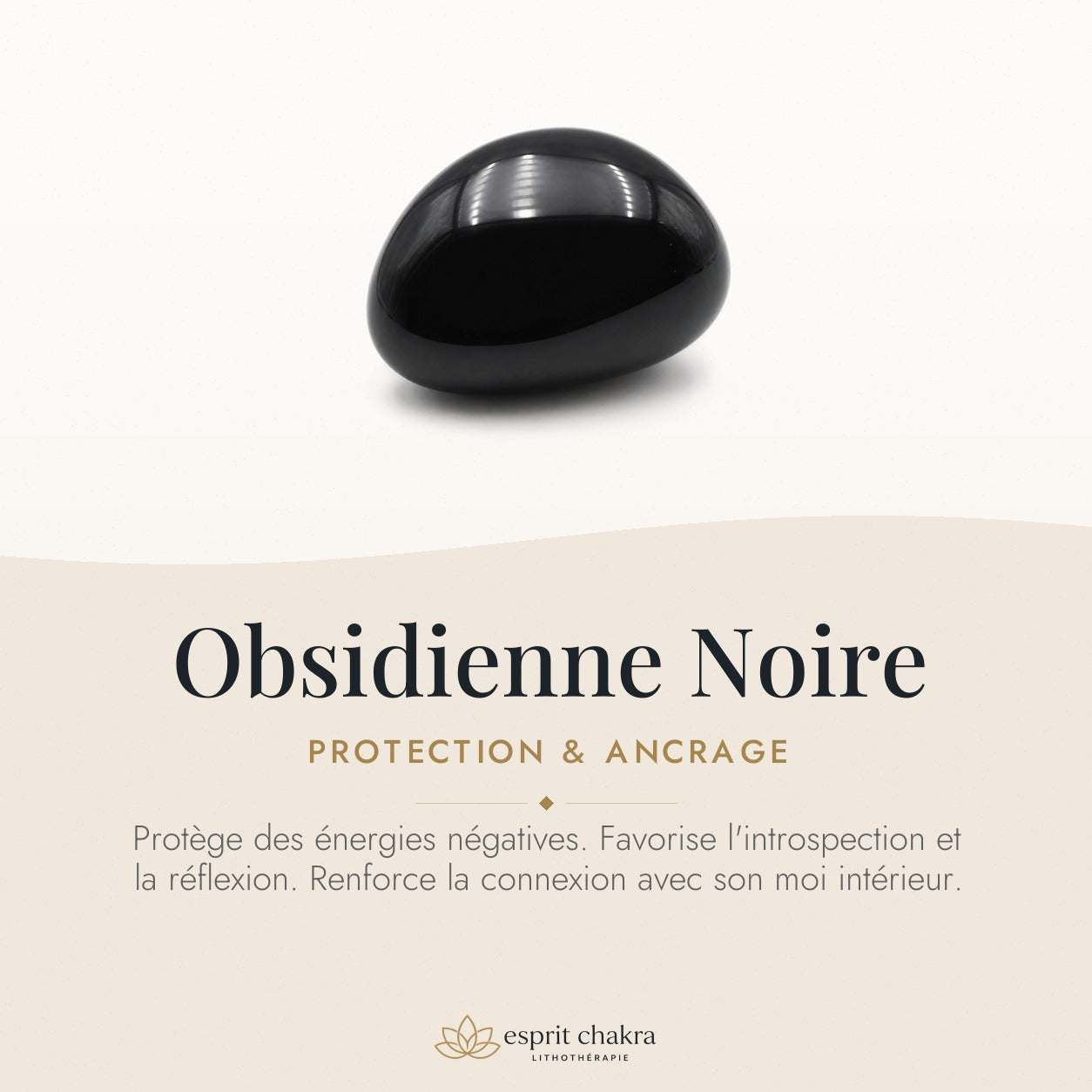 Bracelet Obsidienne Noire 8 mm – Source Douce — vertus de la pierre