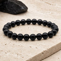 Bracelet Obsidienne Noire 8 mm – Source Douce