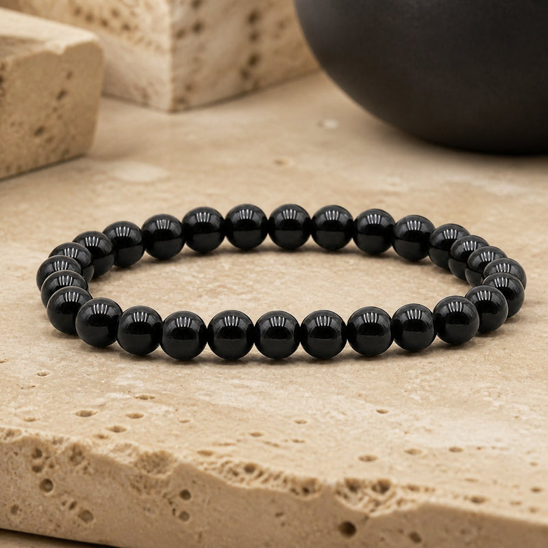 Bracelet Obsidienne Œil Céleste 6 mm – Source Paisible