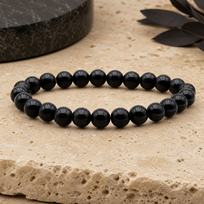 Bracelet Obsidienne Œil Céleste 8 mm – Courant Doux