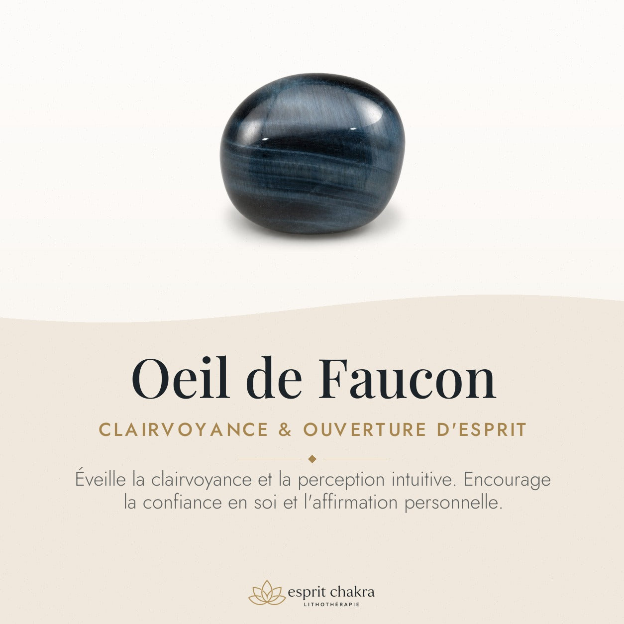 Bracelet Oeil de Faucon 10 mm – Clairvoyance du Choix — vertus de la pierre
