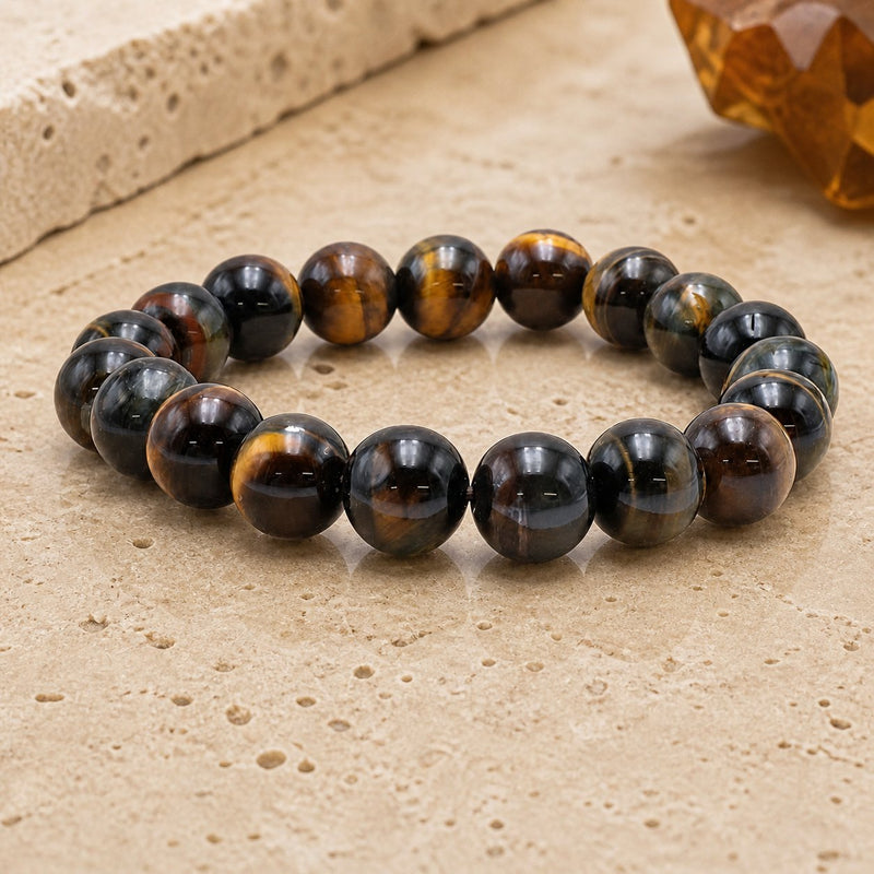 Bracelet Œil de Faucon 10 mm – Vision Calme