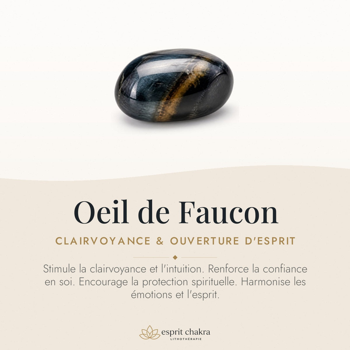 Bracelet Oeil de Faucon 6 mm – Clairvoyance — vertus de la pierre