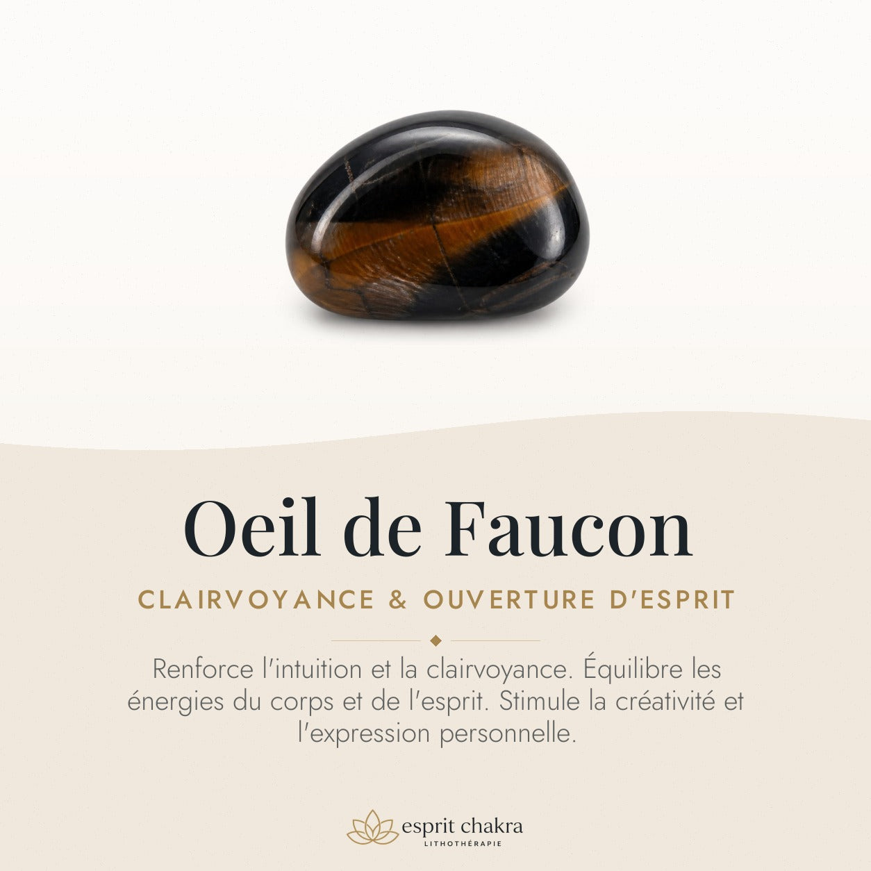 Bracelet Œil de Faucon 6 mm – Discernement Juste — vertus de la pierre