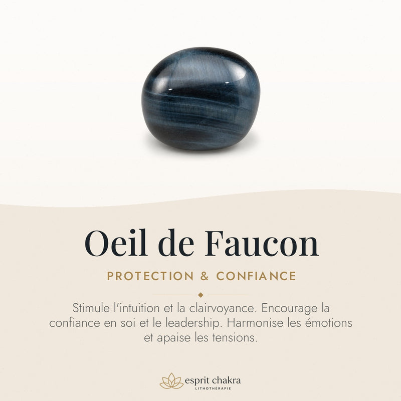 Bracelet Œil de Faucon 8 mm – Rivage Doux