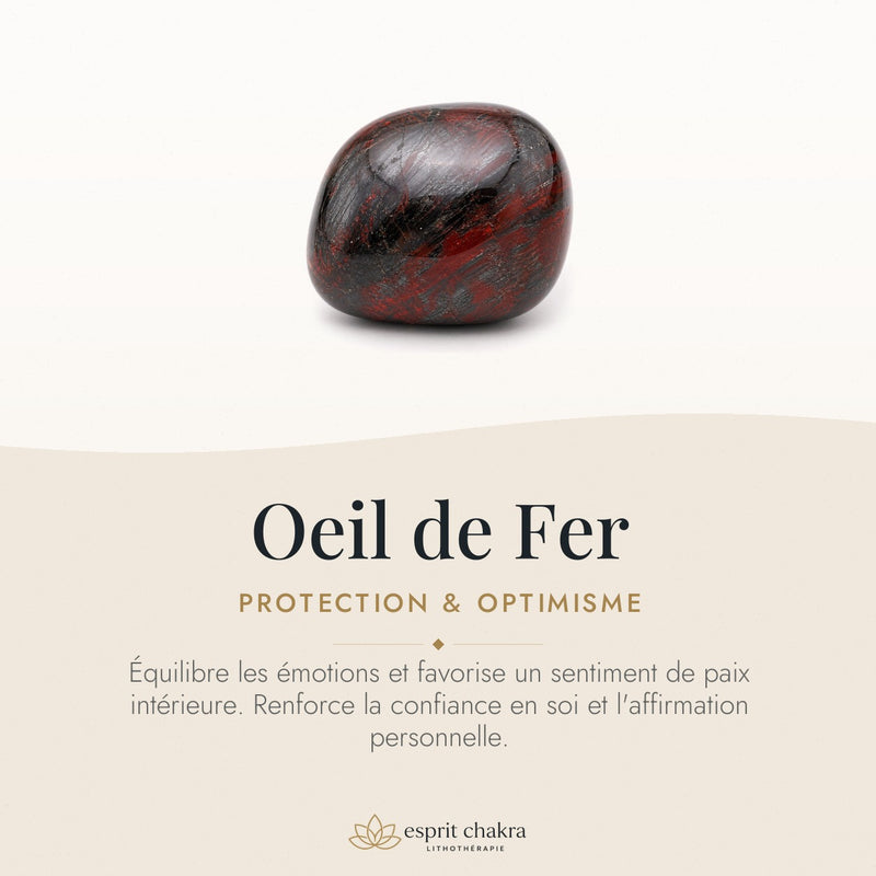 Bracelet Oeil de Fer 10 mm – Force de la Résolution