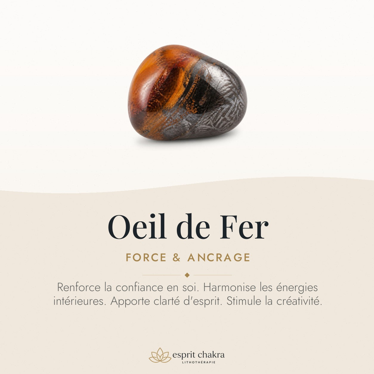 Bracelet Œil de Fer 6 mm – Rivage Serein — vertus de la pierre