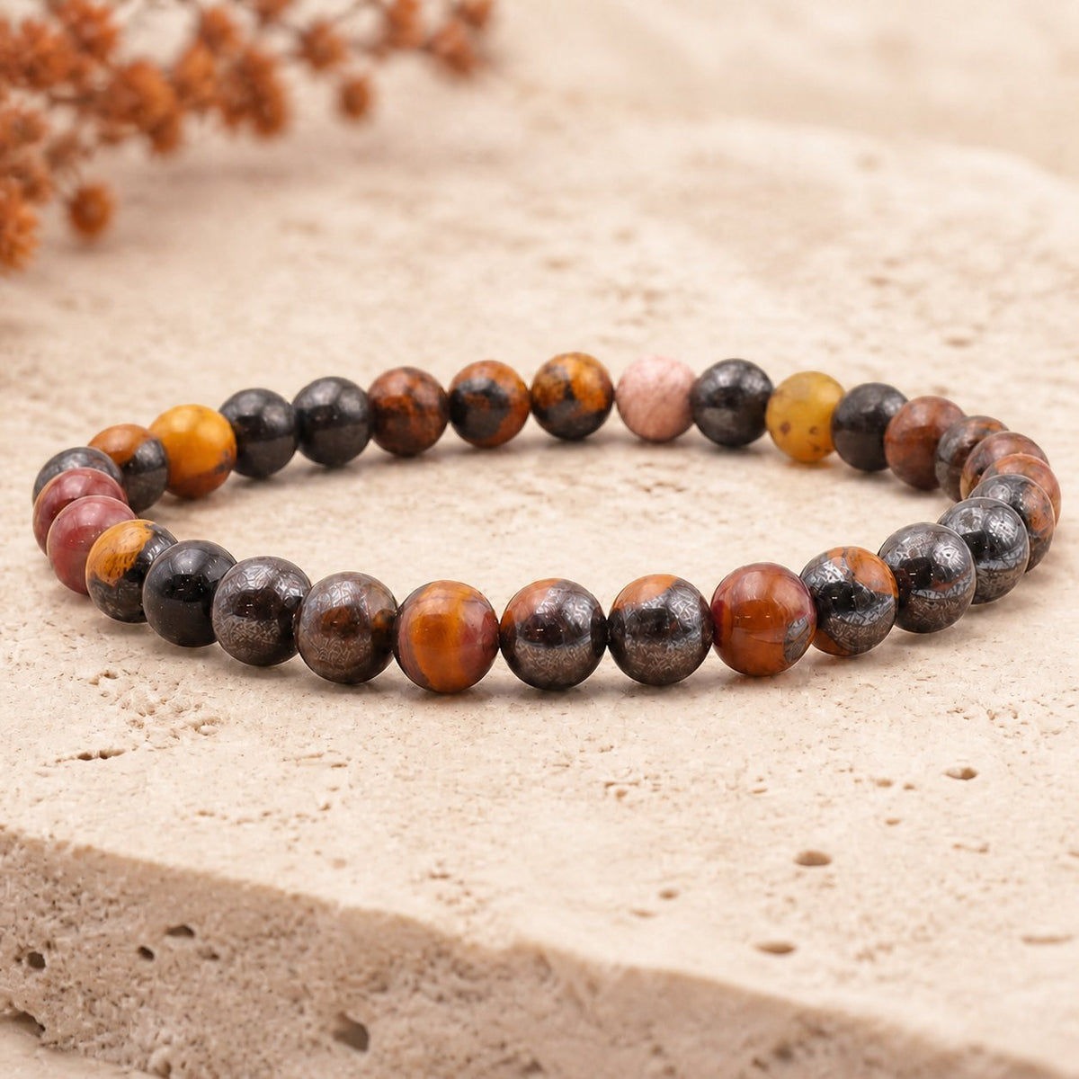 Bracelet Œil de Fer 6 mm – Rivage Serein