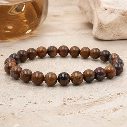 Bracelet Oeil de Fer 8 mm – Volonté Solide